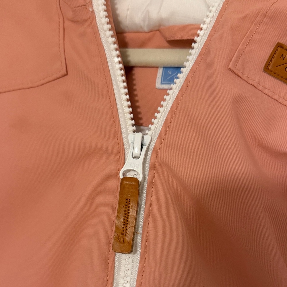 Pink Hooded winter snow Jacket with fur Trim - Picture 2 of 5